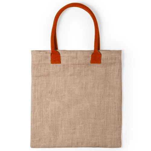 Jute Tasche | farbige Henkel - Bild 7